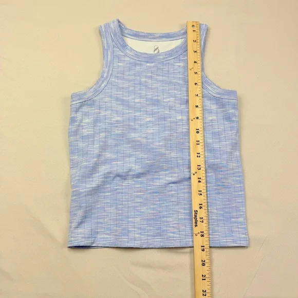 Lou & Grey Women's Light Blue Crop Top - Picture 3 of 9